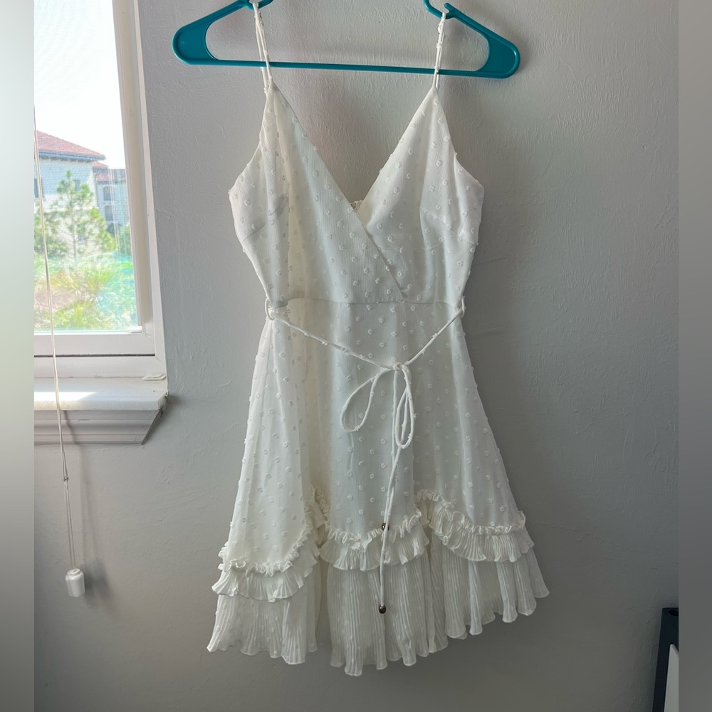 American Threads Saints + Secrets Mini White Dress